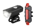 Kit Farol e Lanterna Traseira LED para Bicicleta | Recarregável e À Prova D'água