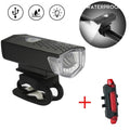 Kit Farol e Lanterna Traseira LED para Bicicleta | Recarregável e À Prova D'água
