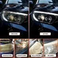 Car Headlight Restoration Polishing Kit - Auto Scratch Remover Headlamp Yellowed & Oxidation Cleaner Repair Paste for Headlight