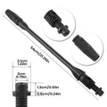 Pressure Washer Wand For Garden Hose With Non-Slip Handle Heavy Duty Long Rod Power Hose Nozzle High Pressure For Car Washing