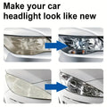 Car Headlight Restoration Polishing Kit - Auto Scratch Remover Headlamp Yellowed & Oxidation Cleaner Repair Paste for Headlight